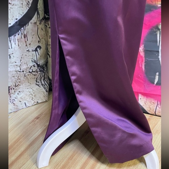 Impression Bridal Purple Satin 3pc Evening Mother of Bride Mother of Groom Dress - Picture 6 of 12